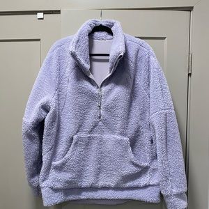 Lululemon Oversized Fleece Funnel-Neck Half Zip